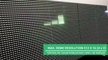 Pixblasters Open Source LED Display Windows Test