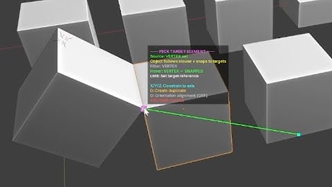 RADrotation: Precision Movement with Vertex Snapping in Blender