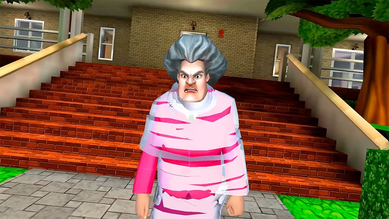 Scary Teacher 3D - Gameplay Walkthrough Part 147 - Wrap Trap