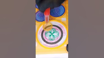 New creative design of spirograph art | amazing idea video | easy and fast #satisfying #relaxing art