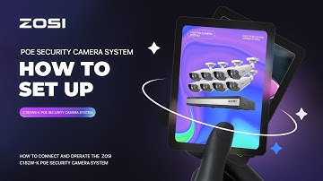 How to Connect and Operate the  ZOSI C182-K PoE Security Camera