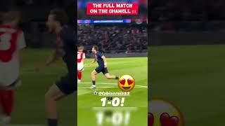 Fabian Ruiz Goal 🤯 PSG vs Arsenal 1-0 | Highlights |#PSG​ #Arsenal​ #FabianRuiz​ #PSGWin​#ArsenalFC​
