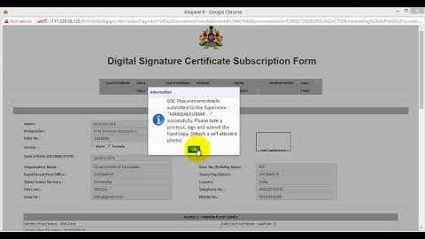 How to get DSC Procurement khajane 2
