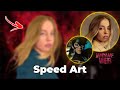 🕸️🔥 1 MINUTO | Sydney Sweeney (from Madam Web) - SpeedArt
