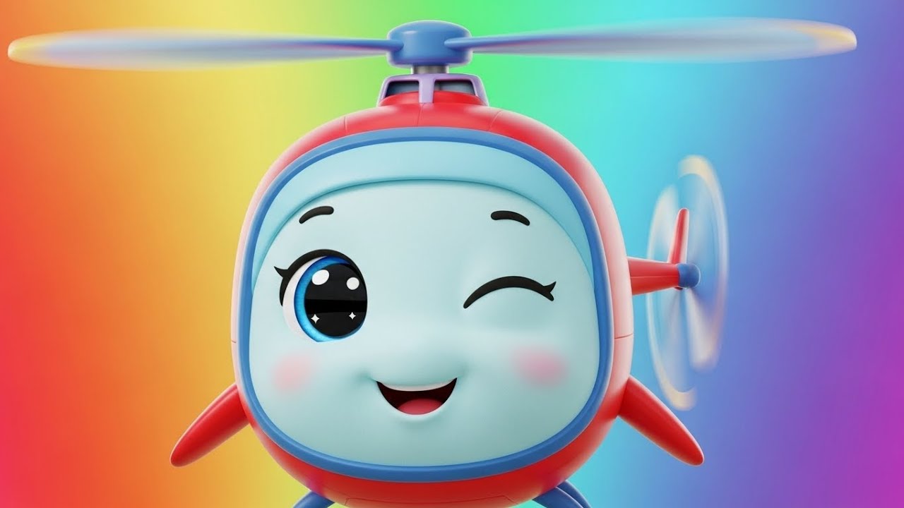 Спасение на воздушном шаре с вертолета | Веселая подборка детских песен и многое другое!