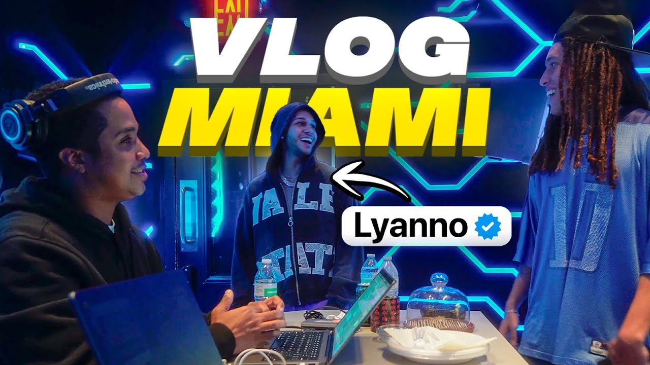 HACIENDO una CANCIÓN de REGGAETON TOP en MIAMI | Productores de Puerto Rico y Lyanno