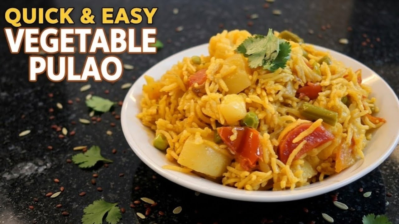 Perfect Veg Pulao Every Time | No Sticky Rice | Beginner Friendly Recipe