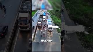 Not all heroes wear capes—some drive big rigs! 🚛🦸♂️ #respect #humanity"