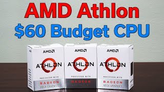 $60 Budget CPU with VEGA Graphics — AMD Athlon 240GE Review — Worth Buying?