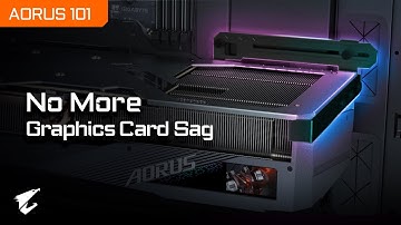 Installation der Anti-Sag-Halterung für GIGABYTE RTX 40 Series Grafikkarten｜AORUS 101