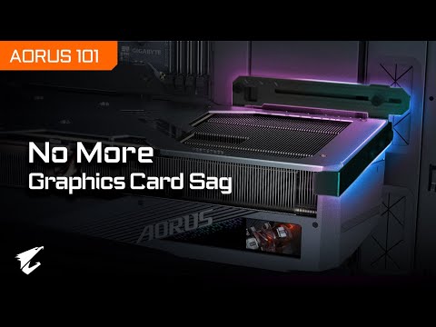 Installation der Anti-Sag-Halterung für GIGABYTE RTX 40 Series Grafikkarten｜AORUS 101