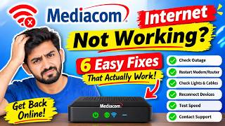 How to Fix Mediacom WiFi Not Working (Easy Fixes!) 2026