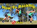 Learning how to Backflip