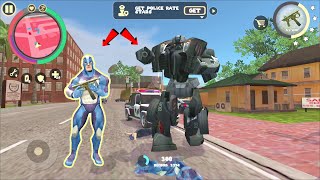 Rope Hero: Vice Town (Rope Hero with EGRM Pistol Gun) GOLDEN GUN UPDATE - Android Gameplay HD screenshot 5