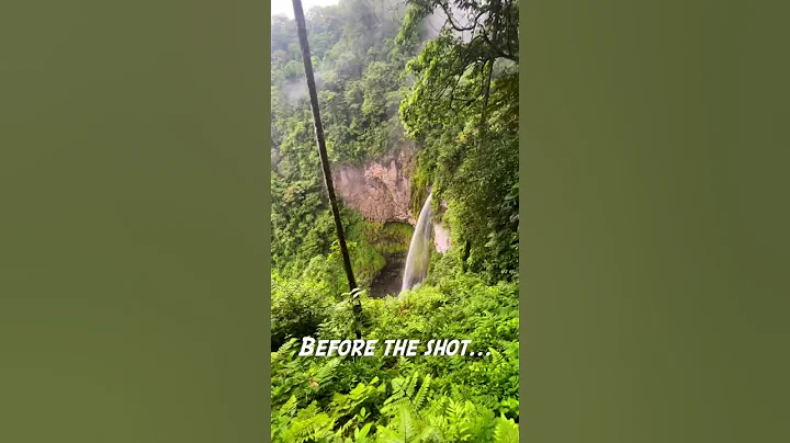 Before and After / Photographing waterfalls in Costa Rica