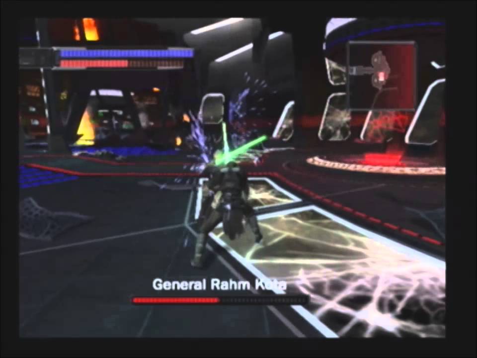 Star Wars Force Unleashed Ps2 Starkiller vs Rahm Kota