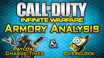 All PAYLOAD CHARGE TIMES and OVERCLOCK Perk Effectiveness | Infinite Warfare "Armory Analysis" Ep #3