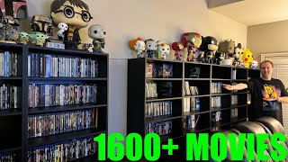 Walkthrough Of My Entire Movie Collection. Over 1600 movies!!