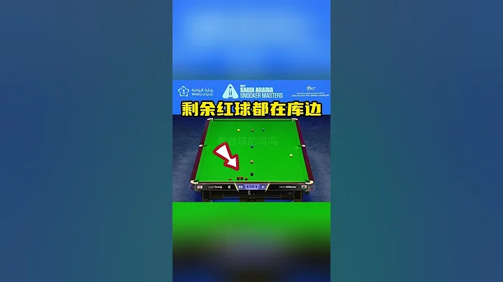 特魯姆普一槍雙響，精彩繞台K球嗨翻全場 #斯諾克 - 天天要聞