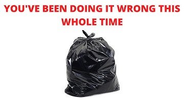 Bin/garbage bag life hack