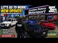 GTA 5 MODS LET'S GO TO WORK PSRP! 💰 NEW PREMIUM DELUXE MOTORSPORTS UPDATE | BUYING LUXURY CARS! 🚘