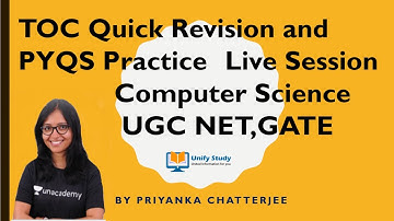TOC Quick Revision and PYQs Practice Live Session - Day 3 | Computer Science| by Priyanka Chatterjee