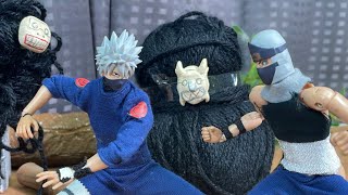 NARUTO stop motion kakashi vs kakuzu カカシ VS 角都