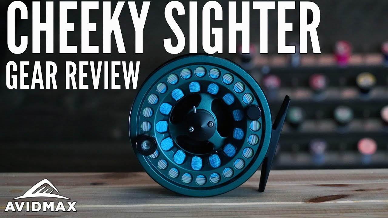  Cheeky Fishing Sighter 300 Fly Reel, Black/Ruby