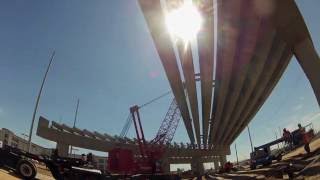 Bell and Grand Girder Installation Time lapse