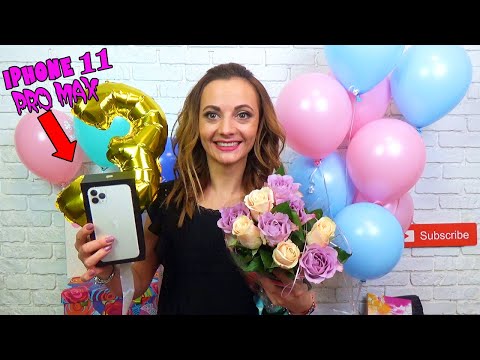 Мой ДЕНЬ РОЖДЕНИЯ iPhone 11 pro Max Розыгрыш от Жоры и Распаковка Подарков / НЮСЯ ТV