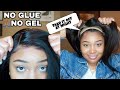 LAY Your LACE WITHOUT ANY Glue or Gel & TAKE IT OFF Easy | Hairvivi