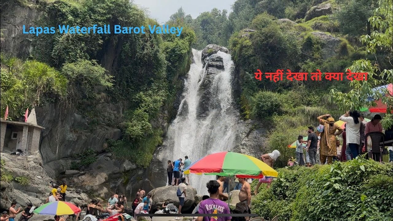 Lapas Waterfall Barot | Hidden Waterfall in Himachal | Barot Valley Waterfall