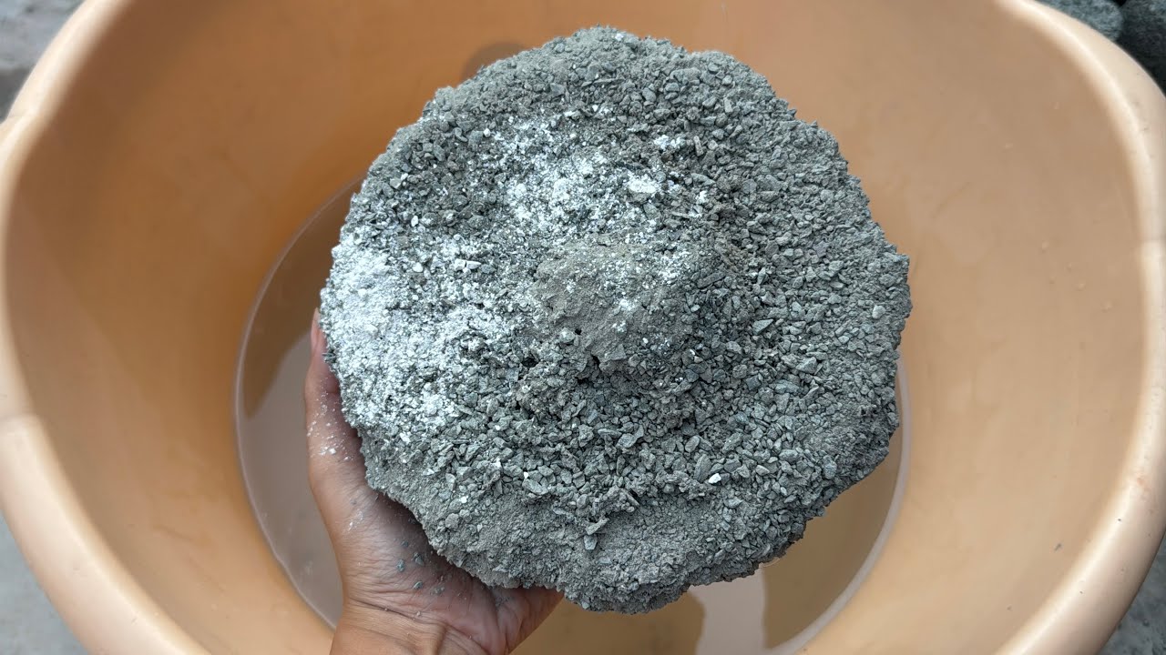 🌼water dipping series #3 || Grey concrete water crumbling with dipping 🔥