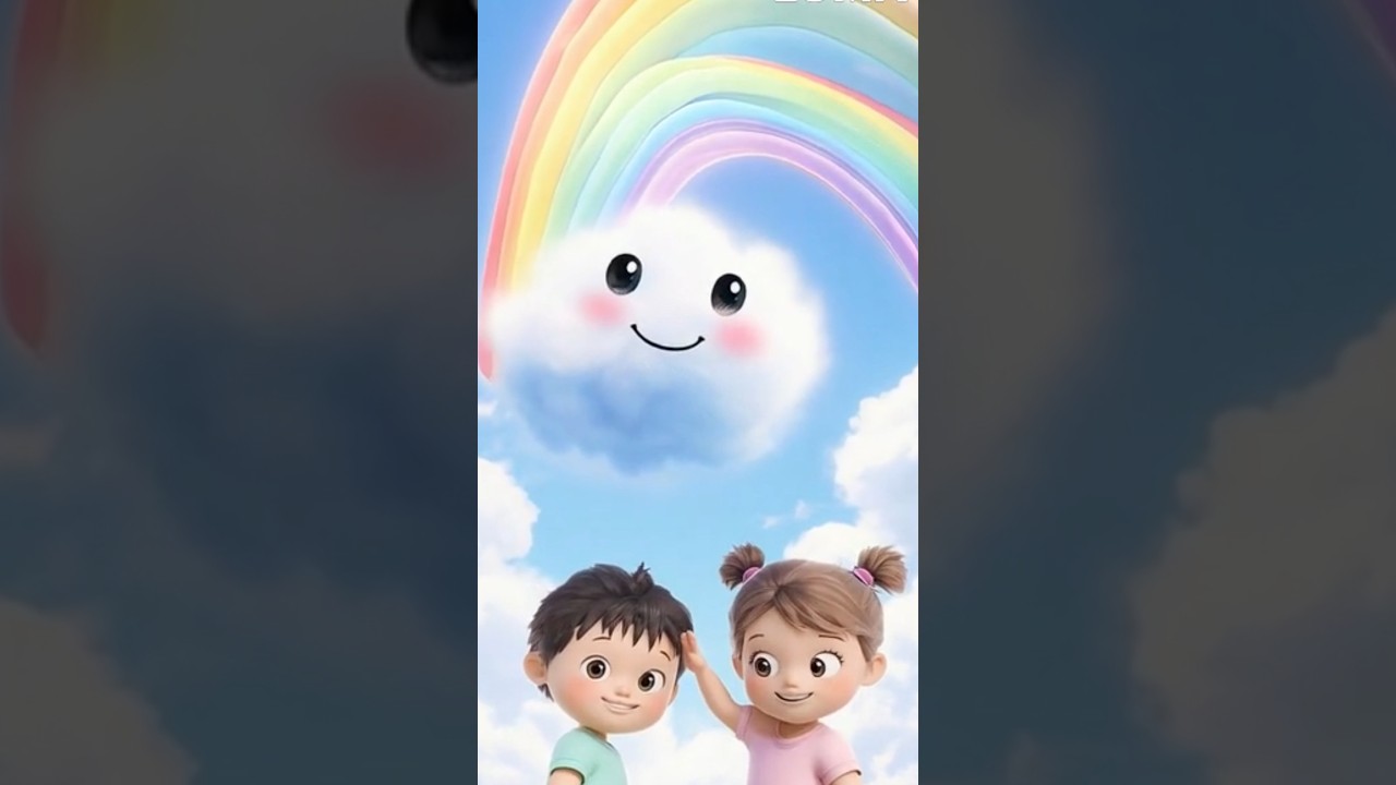 Rainbow Colors Song 🌈 | Learn 7 Colours | Kids Nursery Rhyme | 