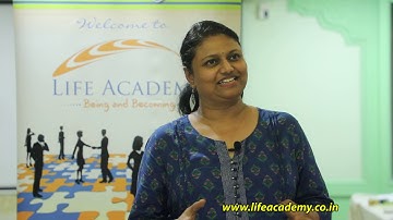Testimonial of Priya Anand for Experiential Learning Program by Life Academy