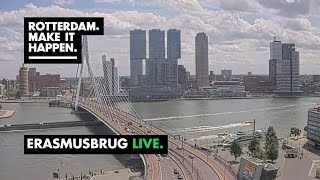 Preview of stream Live Stream - Erasmusbrug, Kop van Zuid, Cruise Terminal Rotterdam