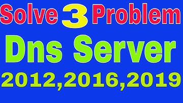 Fix 3 most popular problem in DNS(multiple ip addresses,nslookup)windows server 2012 ,2016 and 2019.