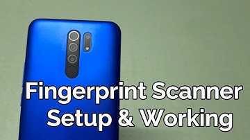 Poco M2 Fingerprint Scanner Setup & Working