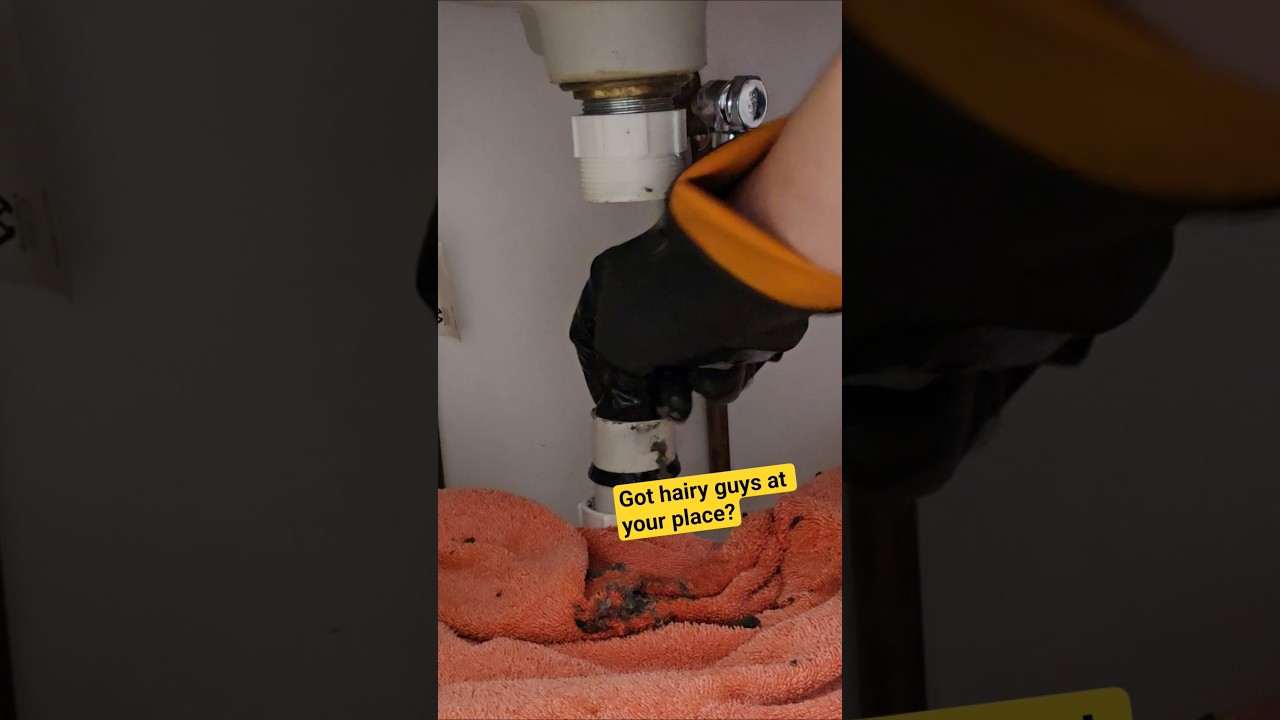 Медленно течёт вода из раковин? У меня 5 волосатых парней...