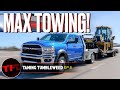 Will It Tow? - We Max Out a RAM 4500 Towing a Massive John Deere Backhoe! | Taming Tumbleweed Ep.5
