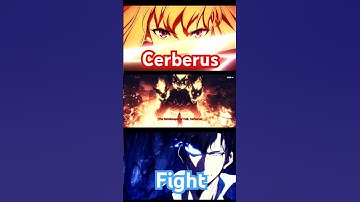 the gatekeeper of the demon castle cerberus fight🔥🔥#phonk #sololeveling #sololevelingarise #short