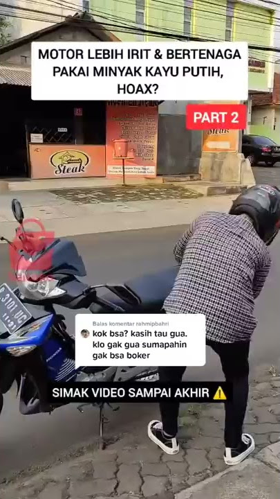 MOTOR LEBIH IRIT & BERTENAGA CUMA PAKAI MINYAK KAYU PUTIH?! HOAX?!