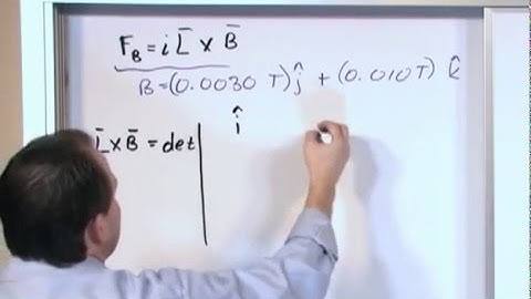 Lesson 18 - Magnetic Force On A Current Carrying Wire, Part 3 (Physics Tutor)