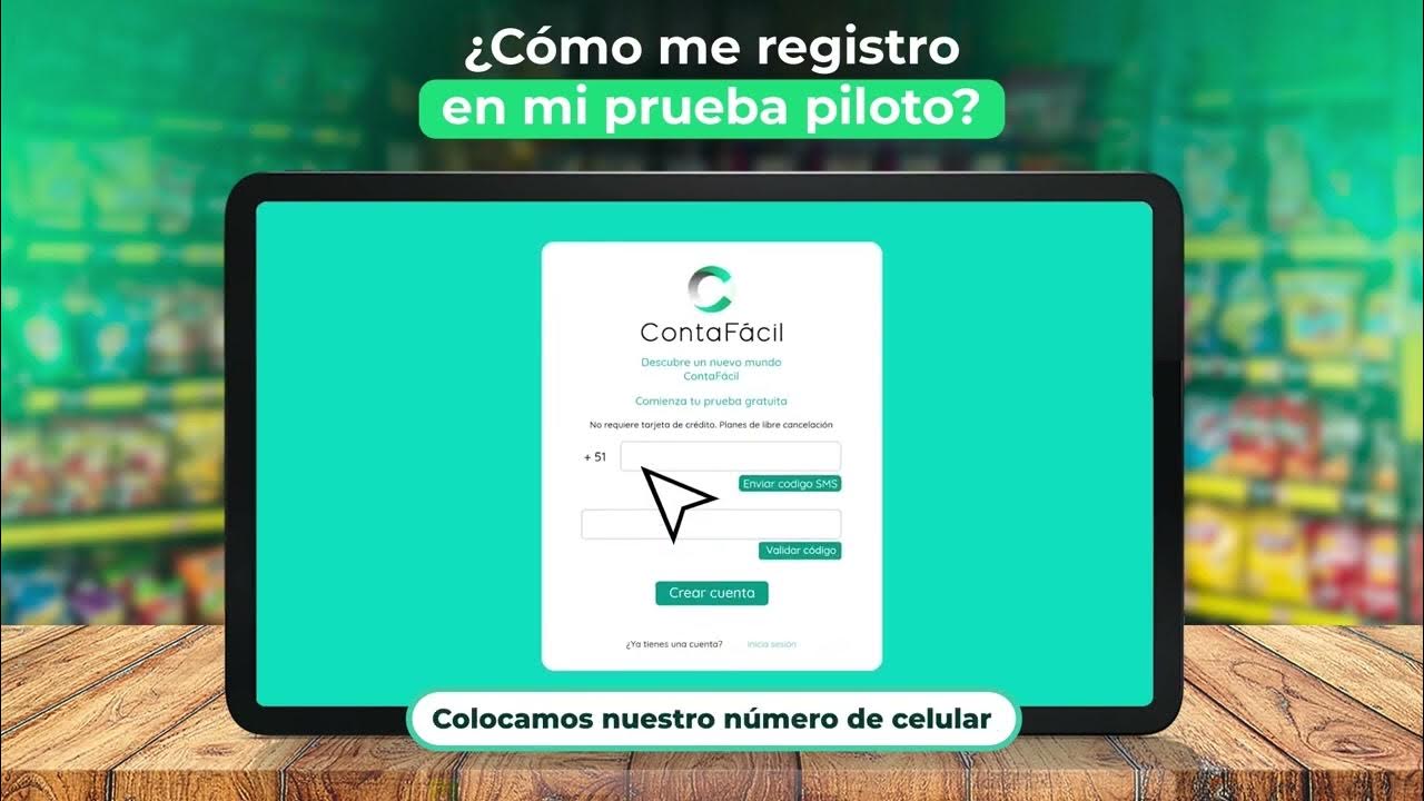 Registro gratuito y fácil