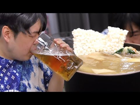 맥주가 먹고 싶어 먹는 누룽지탕 먹방입니다!!