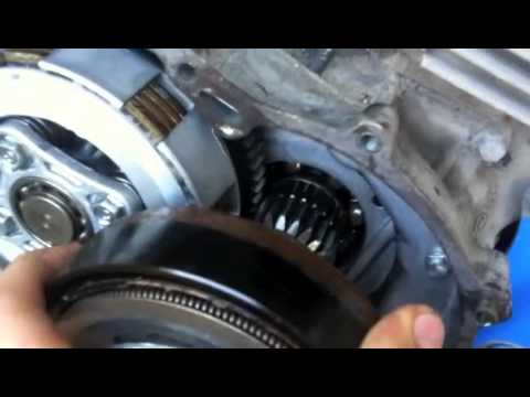 How to: Install an electric starter motor to an ATV Part 1 ... cf moto wiring diagram 