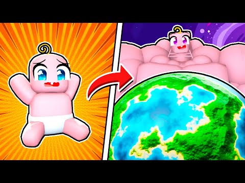 QUANTO MAIS ESSE BEBÊ COME, MAIOR ELE FICA NO ROBLOX!!