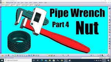 Pipe wrench design in catia v5 | part 4 | Catia v5 tutorial for beginners | catia tutorial
