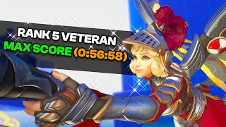 RANK 5 Mercy VETERAN MAX SCORE Hero Mastery Run | Overwatch 2 Guide