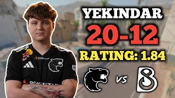 CS2 DEMO | YEKINDAR (20-12) FURIA vs B8 (DUST2) | BLAST AUSTIN MAJOR 2025 STAGE 2